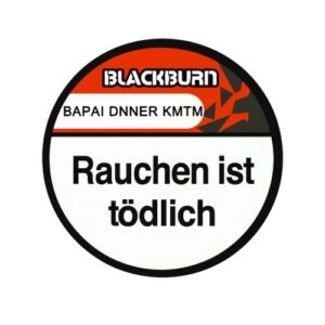 BLACKBURN BAPAI DNNER KMTM 25g Shisha Tabak Packung Verpackung