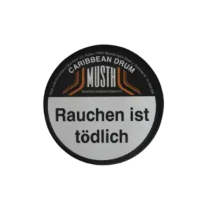 Must H CARIBBEAN DRUM 25g Shisha Tabak Packung Verpackung Premium