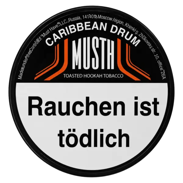MUST H CARIBBEAN DRUM 25g Shisha Tabak Dose