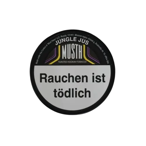 Must H JUNGLE JUS 25g Shisha Tabak Packung Verpackung Premium
