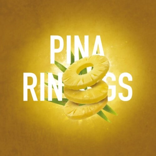 Must H PINA RINGS 25g Shisha Tabak Gezuckerte Ananasringe Geschmack