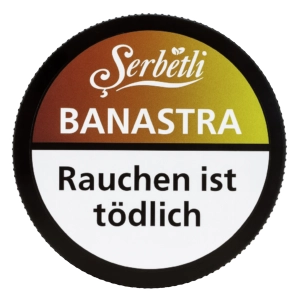 SERBETLI BANASTRA 200G Shisha Tabak Packung Verpackung Premium