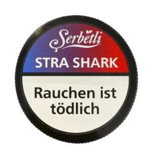 SERBETLI STRA SHARK 200G Shisha Tabak Packung Verpackung Premium