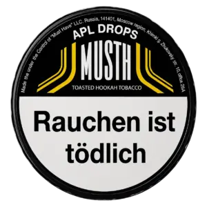 MUST H APL DROPS 125g Shisha Tabak Dose