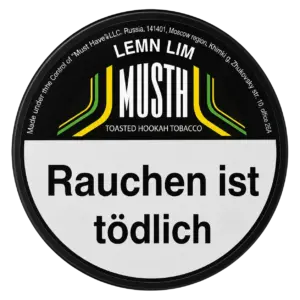 MUST H LEMN-LIM 125g Shisha Tabak Dose