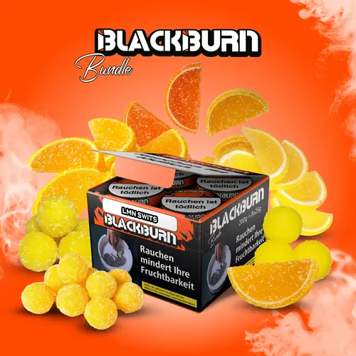 BLACKBURN Bundle LMN SWITS 8x25g Shisha Tabak Zitronenbonbon Geschmack
