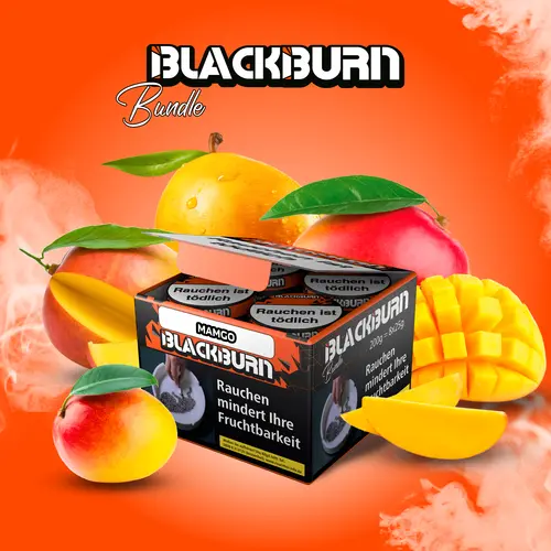 BLACKBURN Bundle MAMGO 8x25g Shisha Tabak Mango Geschmack