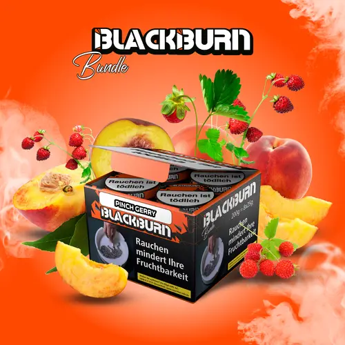 BLACKBURN Bundle PINCH KILLER 8x25g 8x25g Dosen einzeln versiegelt Pfirsich mit Walderdbeere