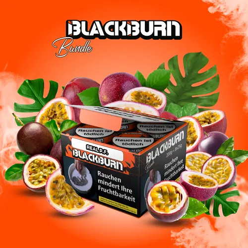 BLACKBURN Bundle REAL P.F. 8x25g 8x25g Dosen einzeln versiegelt Maracuja (Passionsfrucht)