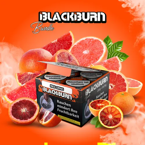 BLACKBURN Bundle RED ORNG 8x25g 8x25g Dosen einzeln versiegelt Blutorange