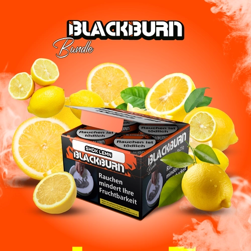 BLACKBURN Bundle SHOK LMN 8x25g 8x25g Dosen einzeln versiegelt Shock Lemon