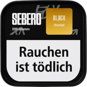 Sebero Black Sharlot 200g Shisha Tabak Verpackung