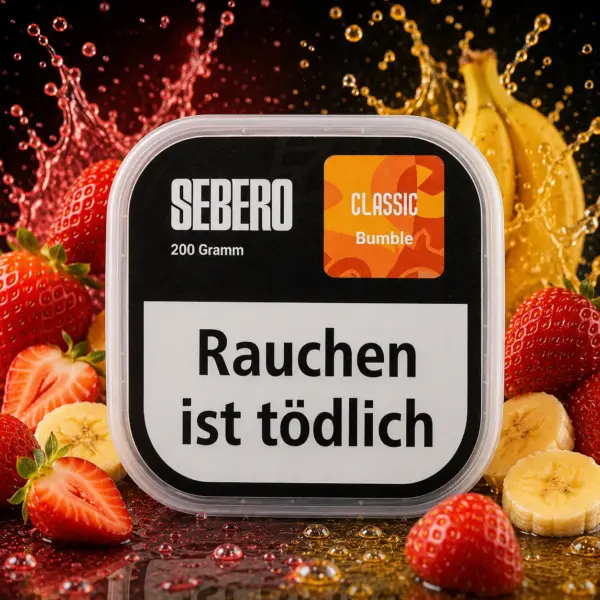 Sebero Classic Bumble 200g Shisha Tabak Banane Erdbeere Geschmack