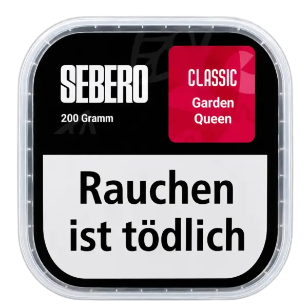 Sebero Classic Garden Queen 200g Shisha Tabak Verpackung