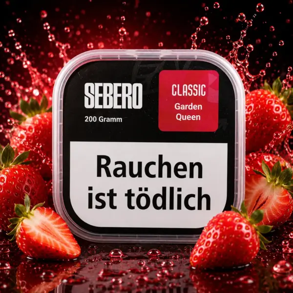 Sebero Classic Garden Queen 200g Shisha Tabak Erdbeere Geschmack