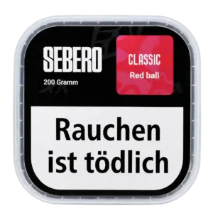 Sebero Classic Red Ball 200g Shisha Tabak Verpackung