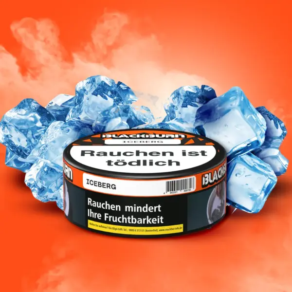 BLACKBURN ICEBERG 100g Shisha Tabak Ice / Menthol Geschmack