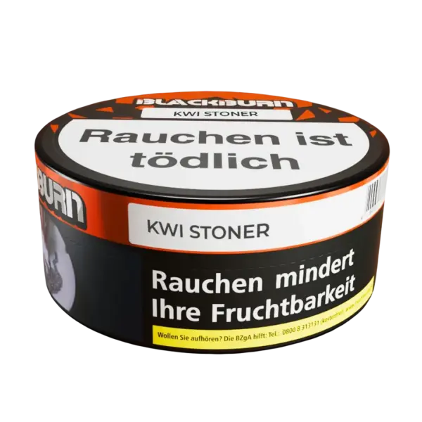 BLACKBURN KWI STONER KMTM 100g Shisha Tabak Packung Verpackung Premium