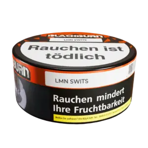 BLACKBURN LMN SWITS 100g Shisha Tabak Packung Verpackung Premium