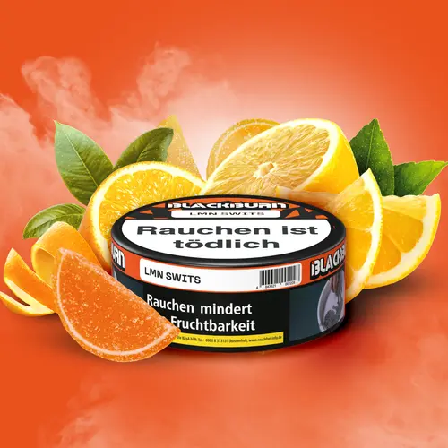 BLACKBURN LMN SWITS 100g Shisha Tabak Zitronenbonbon Geschmack