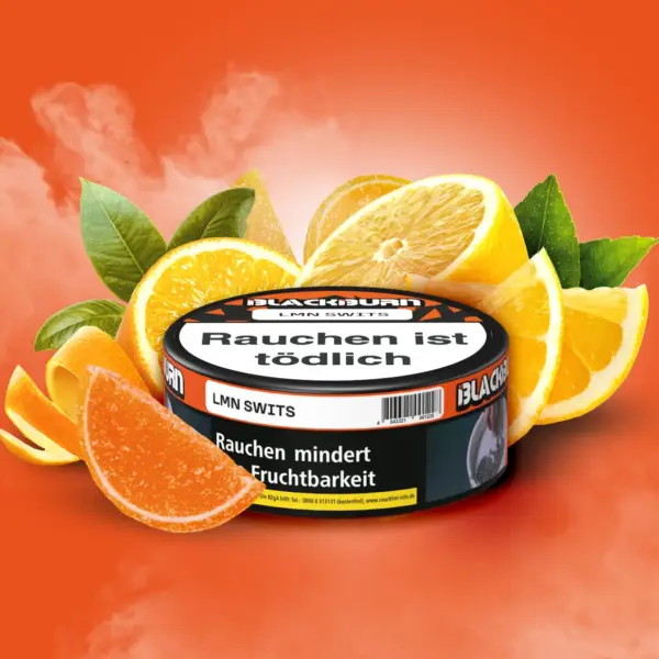 BLACKBURN SHOK LMN 100g Shisha Tabak Shock Lemon Geschmack