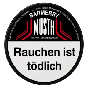 MUST H BARMERRY 125g Shisha Tabak Dose