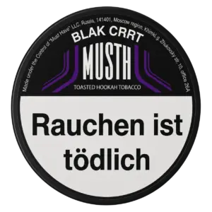 MUST H BLACK CRRT 125g Shisha Tabak Dose