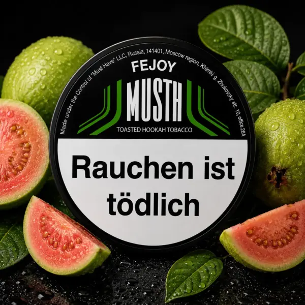 Must H FEJOY 125g Shisha Tabak Exotische brasilianische Guave Geschmack