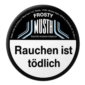 Must H FROSTY 125g Shisha Tabak Packung Verpackung Premium