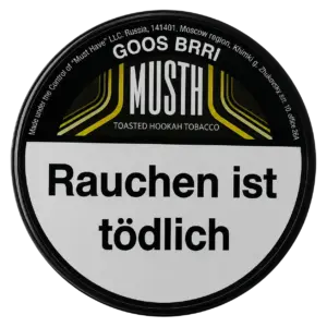 MUST H GOOS BRRI 125g Shisha Tabak Dose