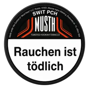 Must H SWIT PCH 125g Shisha Tabak Packung Verpackung Premium