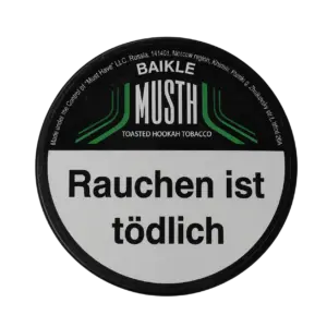 Must H BAI KLE 125g Shisha Tabak Packung Verpackung Premium