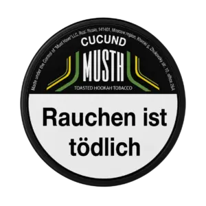 Must H CU CUND 125g Shisha Tabak Packung Verpackung Premium