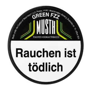 Must H GREEN FIZZ 125g Shisha Tabak Packung Verpackung Premium