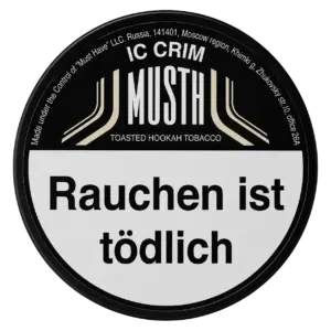MUST H IC CRIM 125g Shisha Tabak Dose