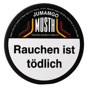 Must H JUMAMGO 125g Shisha Tabak Packung Verpackung Premium