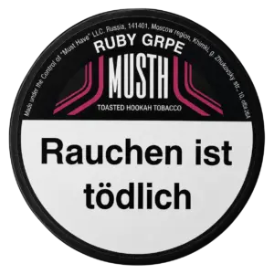 MUST H RUBY GRPE 125g Shisha Tabak Dose