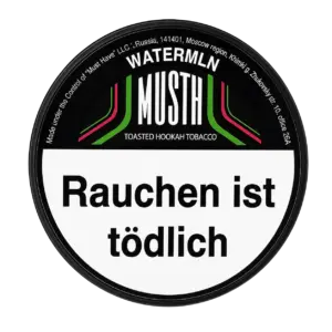 Must H WATER MLN 125g Shisha Tabak Packung Verpackung Premium