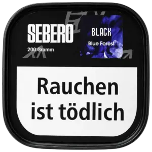 Sebero Black Blue Forest 200g Shisha Tabak Verpackung