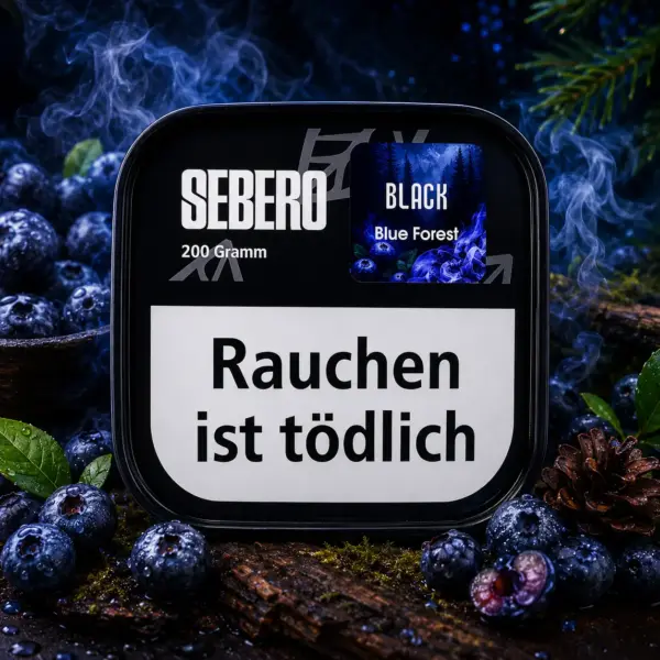 Sebero Black Blue Forest 200g Shisha Tabak Blaubeere Geschmack