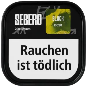 Sebero Black Iscer 200g Shisha Tabak Verpackung