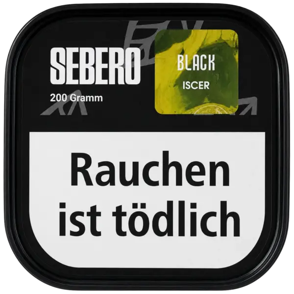 Sebero Black Iscer 200g Shisha Tabak Verpackung