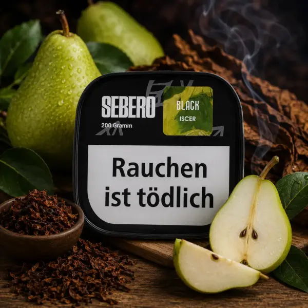 Sebero Black Iscer 200g Shisha Tabak Birne Geschmack