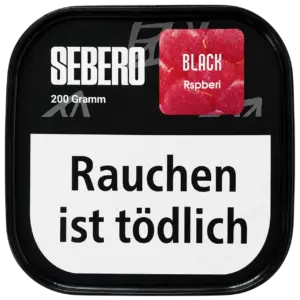 Sebero Black Rspberi 200g Shisha Tabak Verpackung