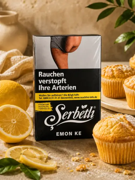 SERBETLI EMON KE 20G Shisha Tabak Zitronenkuchen Geschmack