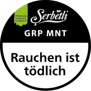 SERBETLI GRP MNT 200G Shisha Tabak Packung Verpackung Premium