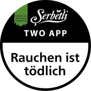 SERBETLI TWO APP 200G Shisha Tabak Packung Verpackung Premium