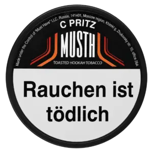 MUST H C PRITZ 125g Shisha Tabak Dose