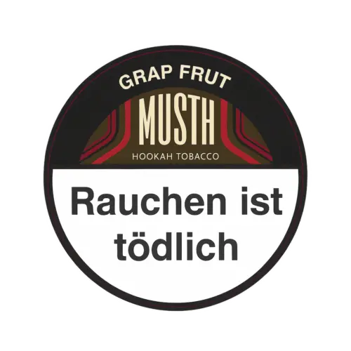 Must H GRAP FRUT 200 g Shisha Tabak Packung Verpackung Premium