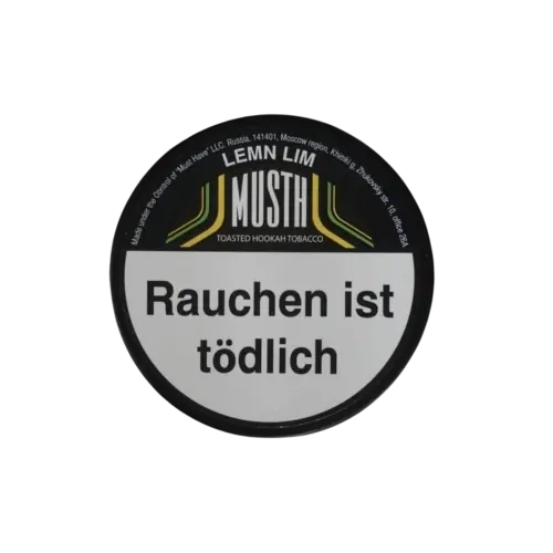 Must H LEMN-LIM 200 g Shisha Tabak Packung Verpackung Premium
